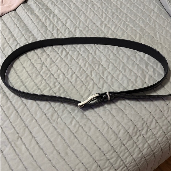 Remo Tulliani Black Woven Italian calfskin Belt - Picture 2 of 8